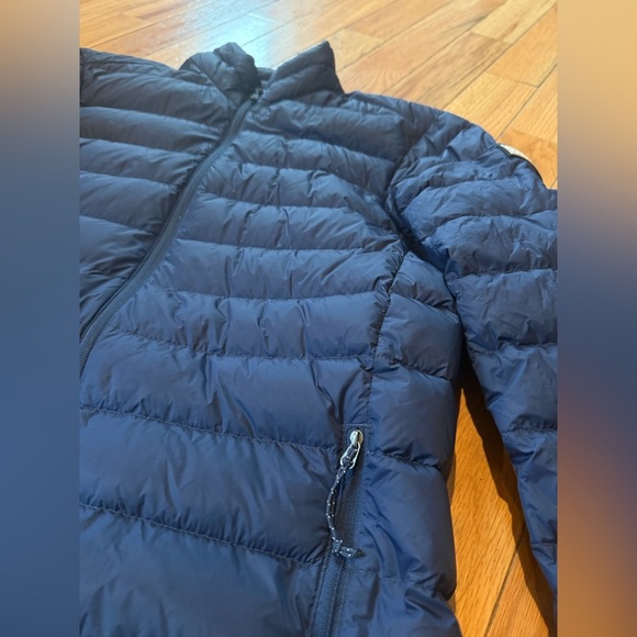Eddie Bauer EB650 Puffer Jacket Men’s Size Small Navy Down Full Zip Lightweight - Picture 5 of 16
